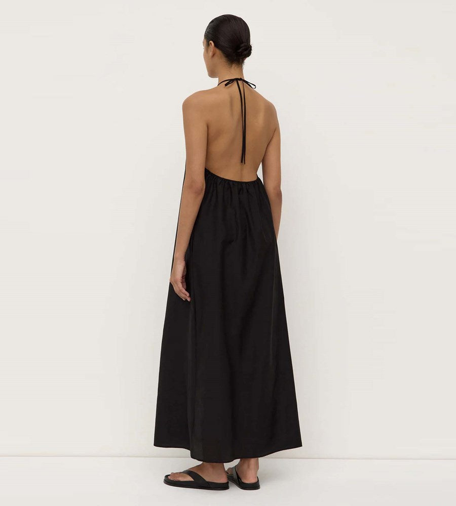 Assembly Label | Addison Halter Maxi Dress | Black