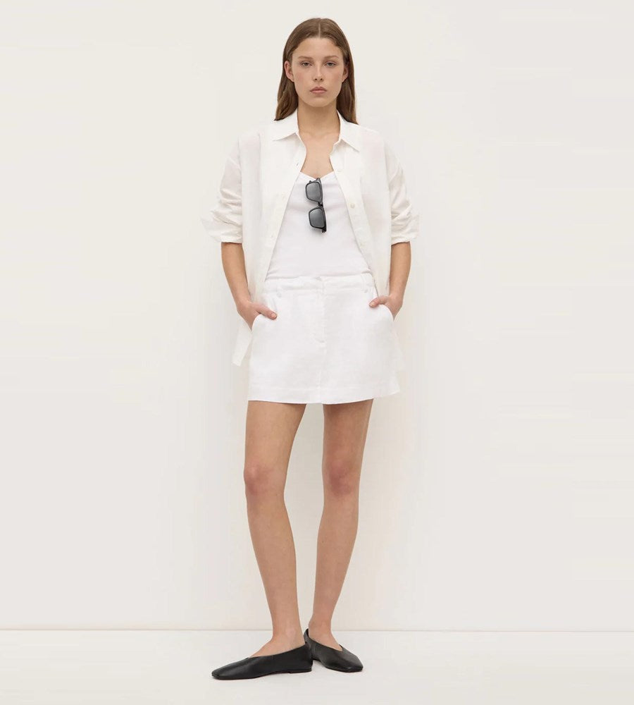 Assembly Label | Amanda Mini Skirt | White