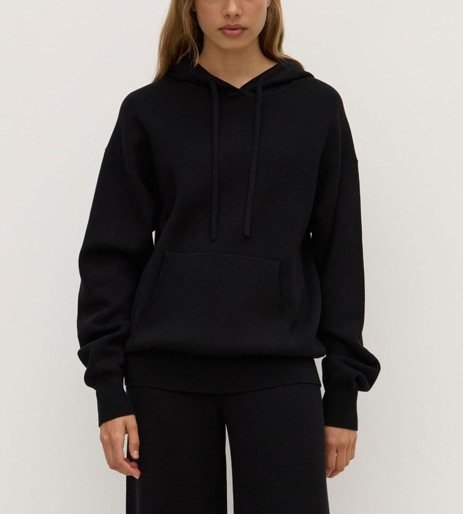 Assembly Label I Anneta Knit Hood I Black