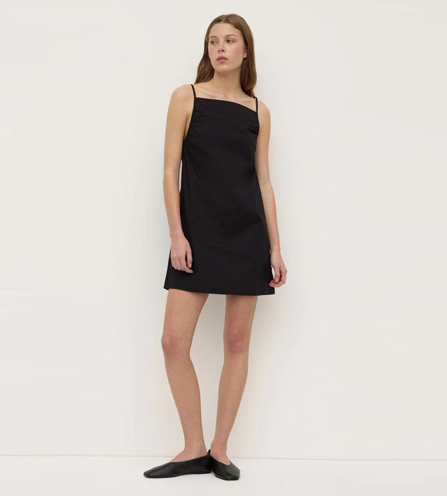Assembly Label | Annie Poplin Mini Dress | Black