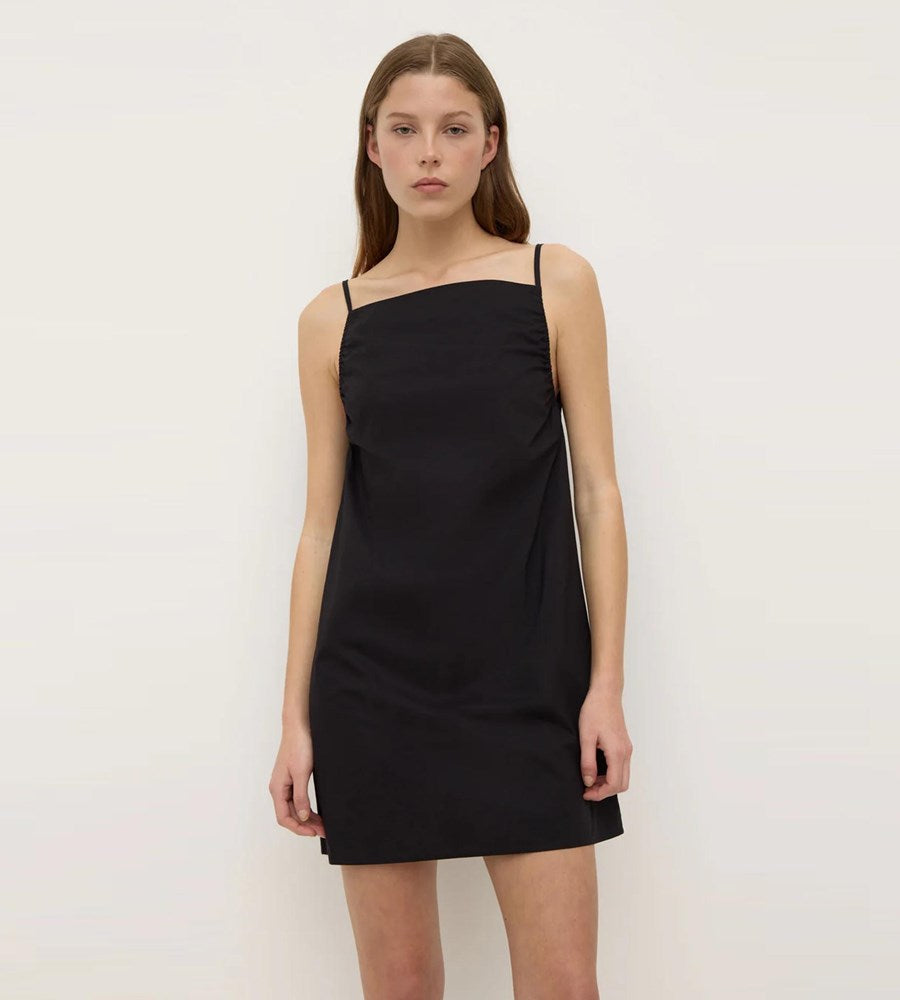 Assembly Label | Annie Poplin Mini Dress | Black