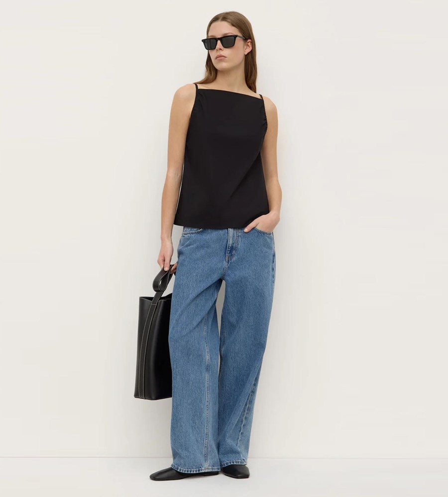 Assembly Label | Annie Poplin Tank | Black