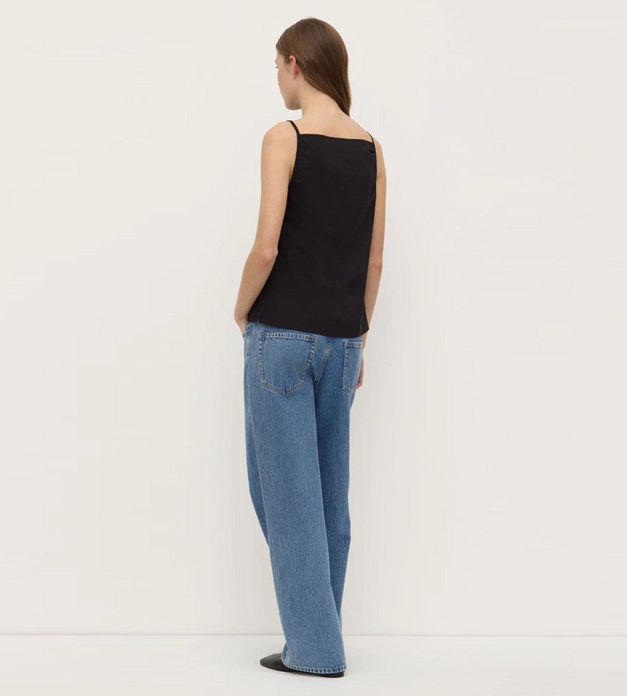 Assembly Label | Annie Poplin Tank | Black