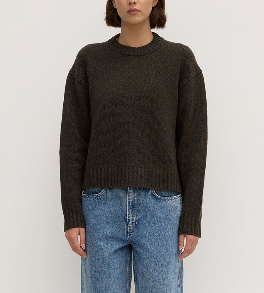 Assembly Label I Beau Wool Merino Knit I Sorrel Marle
