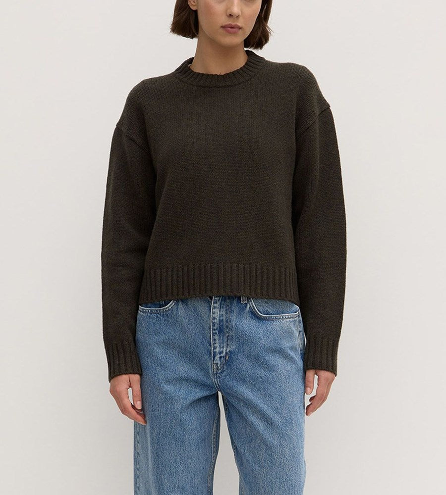 Assembly Label I Beau Wool Merino Knit I Sorrel Marle