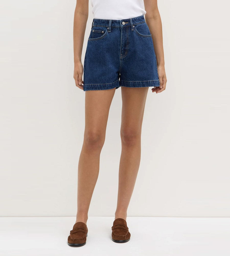 Assembly Label Boxy Denim Short Heritage Blue