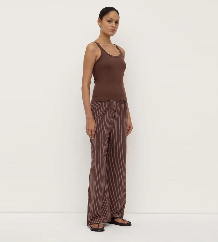 Assembly Label | Charlie Rib Tank | Espresso