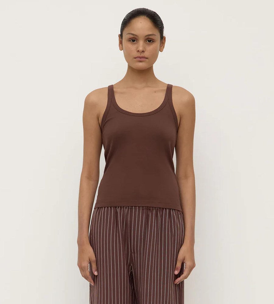 Assembly Label | Charlie Rib Tank | Espresso