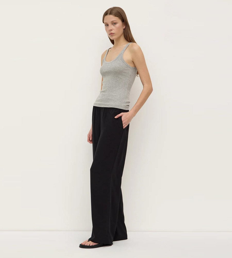 Assembly Label | Charlie Rib Tank | Grey Marle