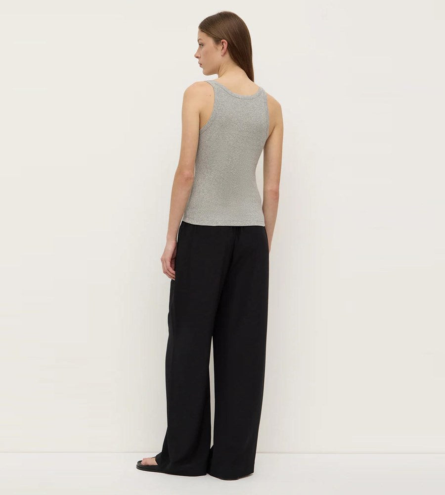 Assembly Label | Charlie Rib Tank | Grey Marle