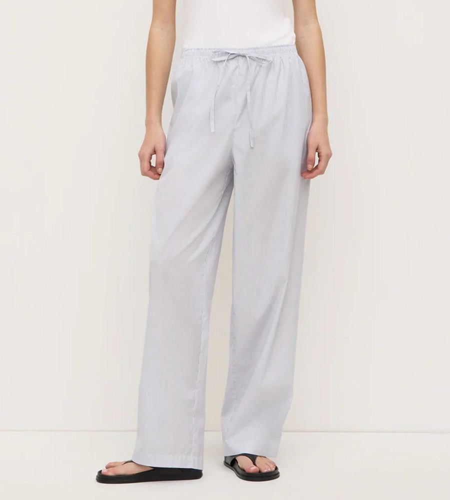 Assembly Label | Cora Stripe Pant | White/Navy Stripe