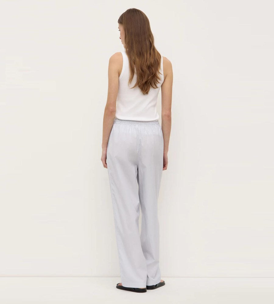 Assembly Label | Cora Stripe Pant | White/Navy Stripe