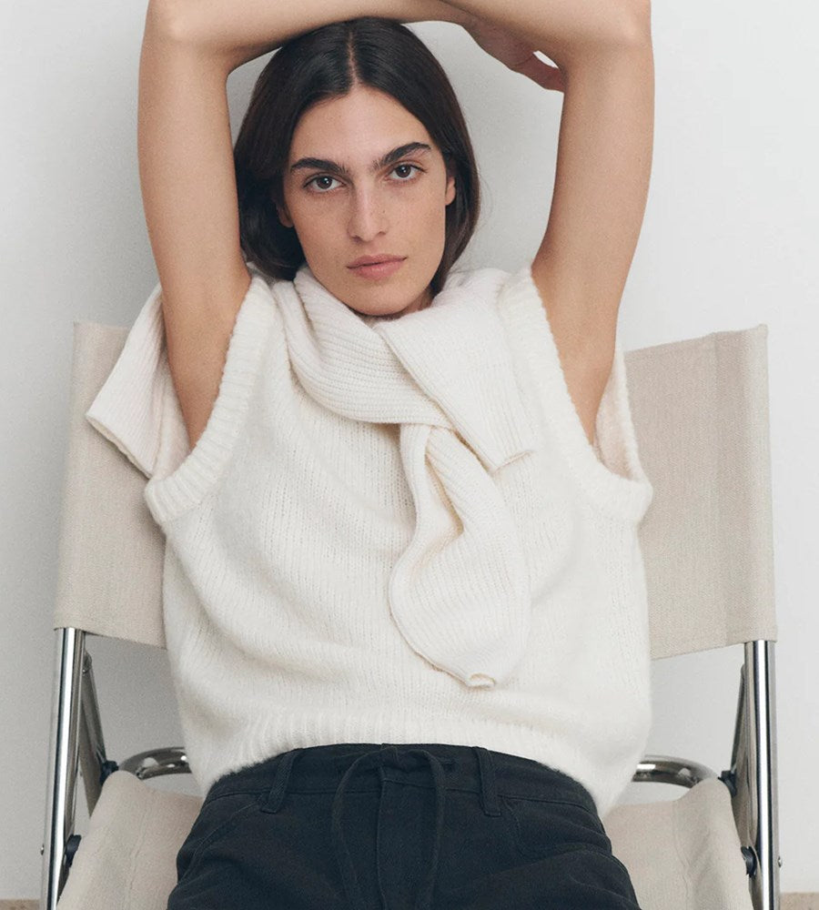 Assembly Label | Everly Knit Vest | Cream