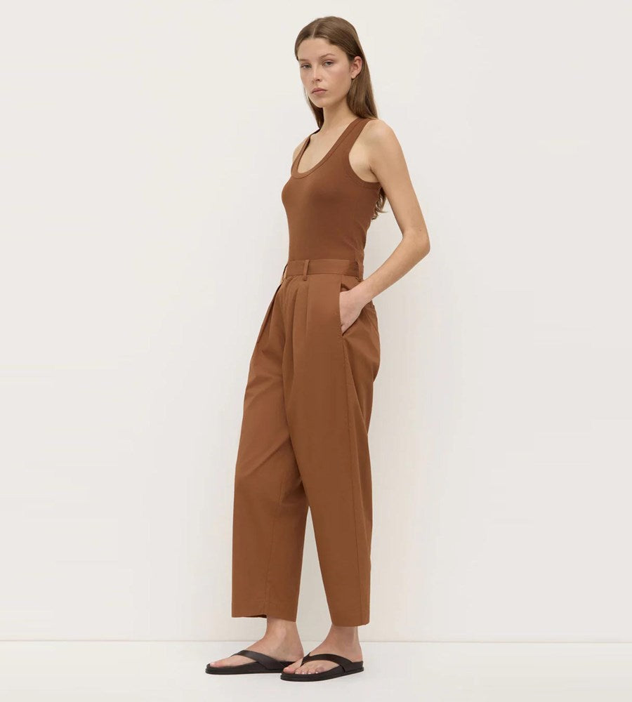 Assembly Label | Geno Poplin Pant | Earth