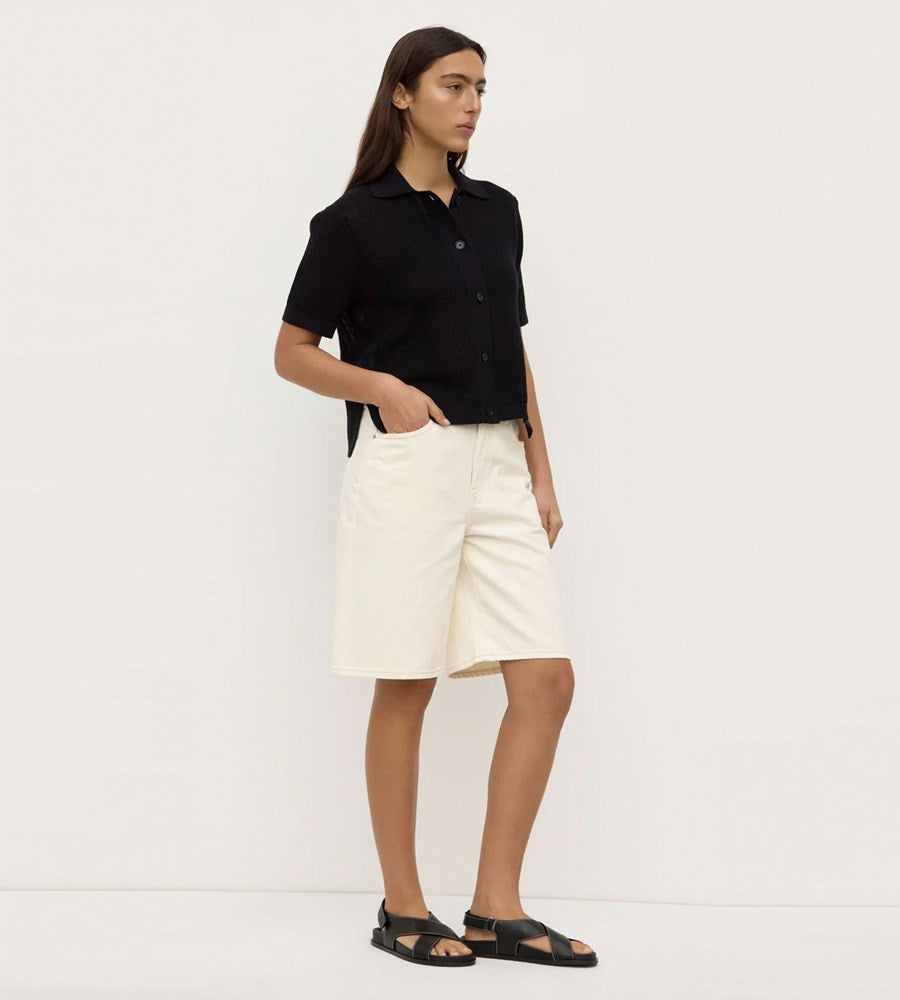 Assembly Label | Kismet Knit Short Sleeve Shirt | Black