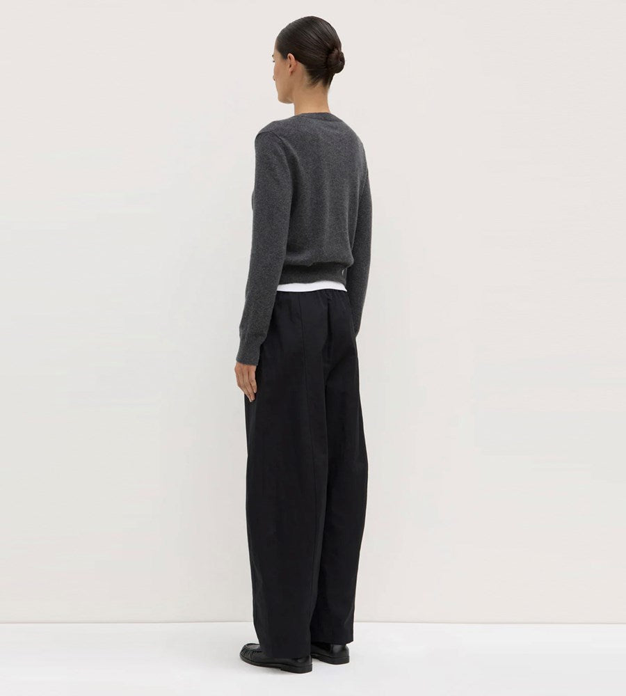 Assembly Label | Loxley Cotton Blend Pant | Black
