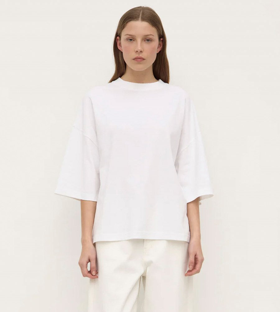 Assembly Label | Max Cotton Oversized Tee | White