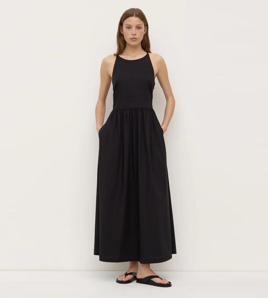 Assembly Label | Posie Midi Dress | Black
