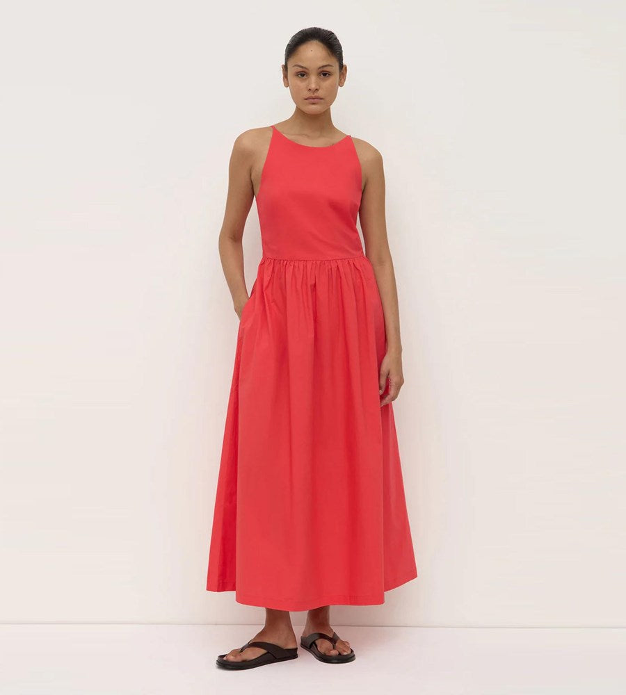Assembly Label | Posie Midi Dress | Chilli