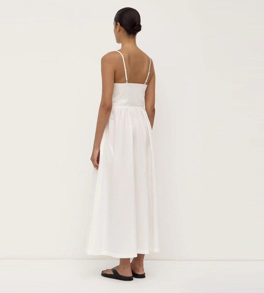 Assembly Label | Posie Midi Dress | White