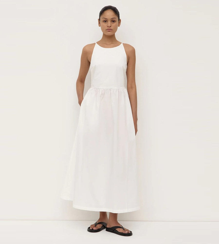 Assembly Label | Posie Midi Dress | White