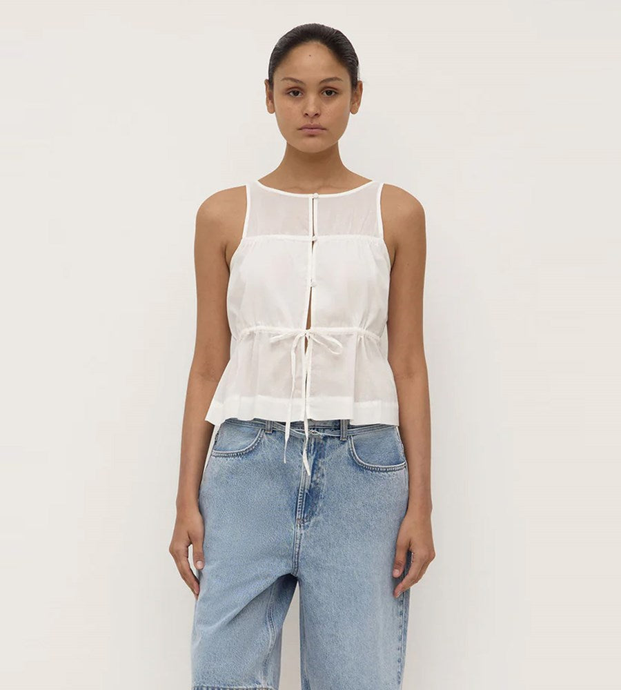 Assembly Label | Suzie Top | White