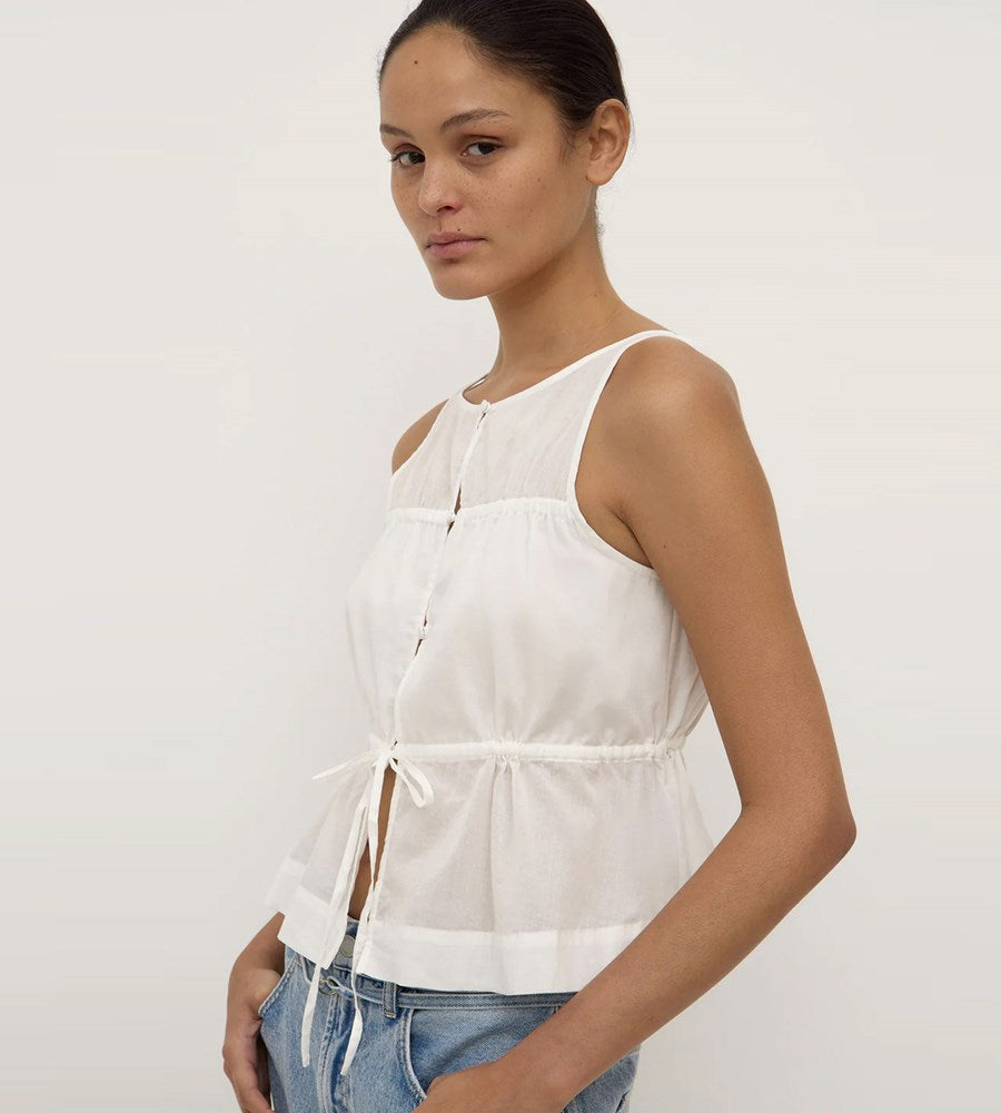 Assembly Label | Suzie Top | White