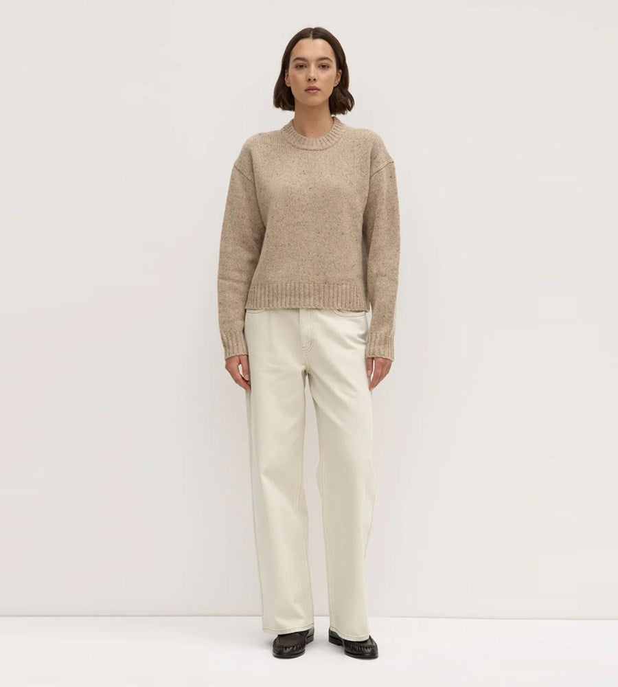 Assembly Lable | Beau Wool Merino Knit | Stone Marle