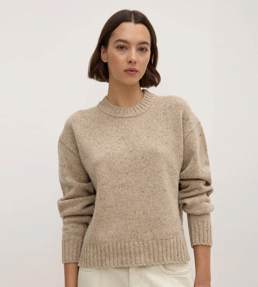 Assembly Lable | Beau Wool Merino Knit | Stone Marle