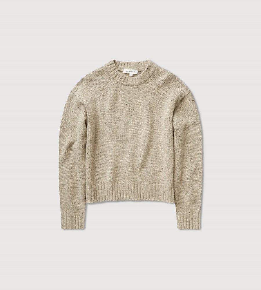Assembly Lable | Beau Wool Merino Knit | Stone Marle