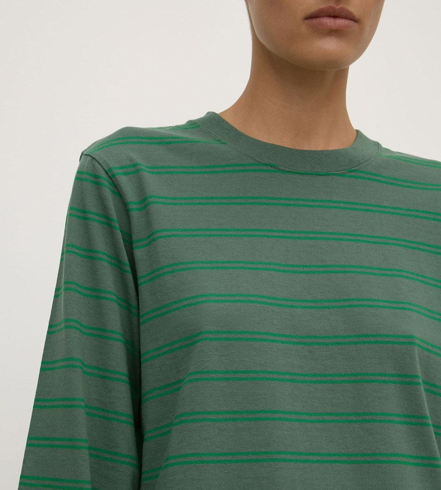 Assembly Lable | Recreation Stripe Long Sleeve Tee | Ivy