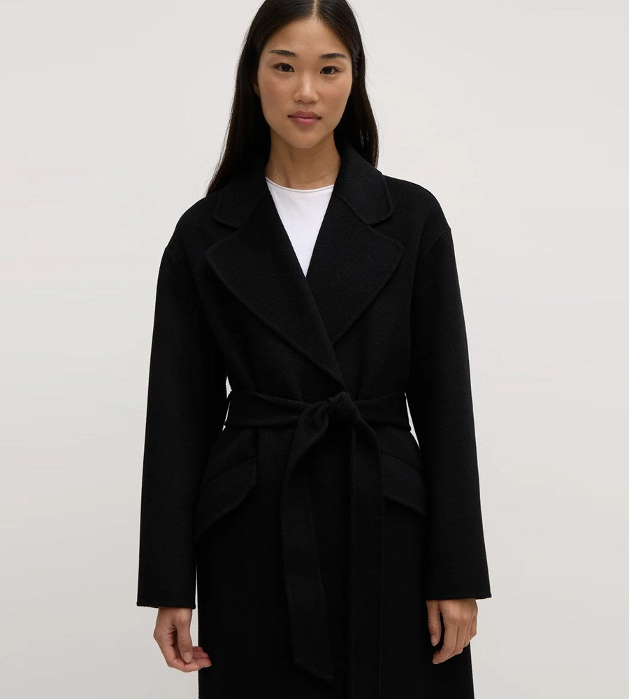 Assembly Lable | Sadie Single Breasted Wool Coat | Black
