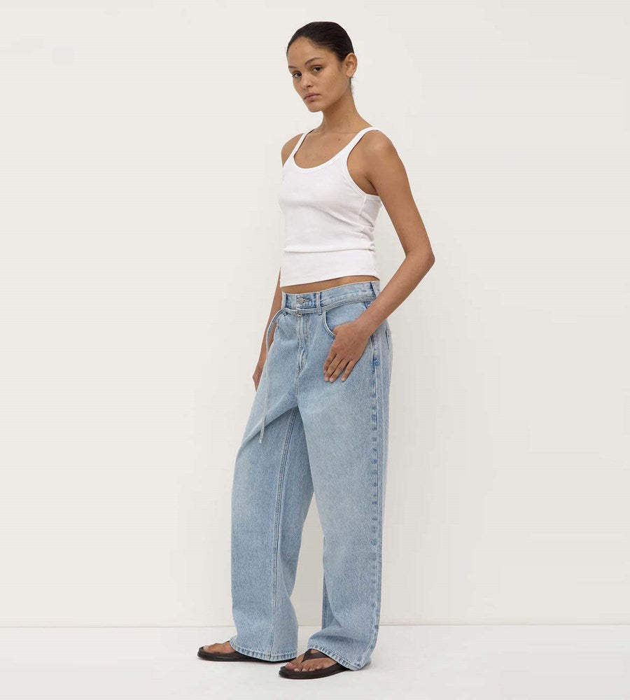 Assembly label | Loose Fit Jean | Mid Stone Wash