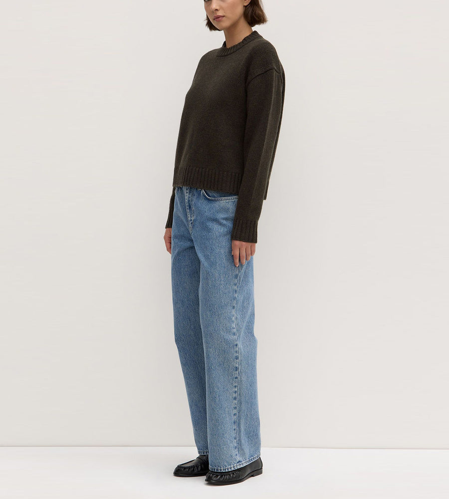 Assembly Label I Beau Wool Merino Knit I Sorrel Marle