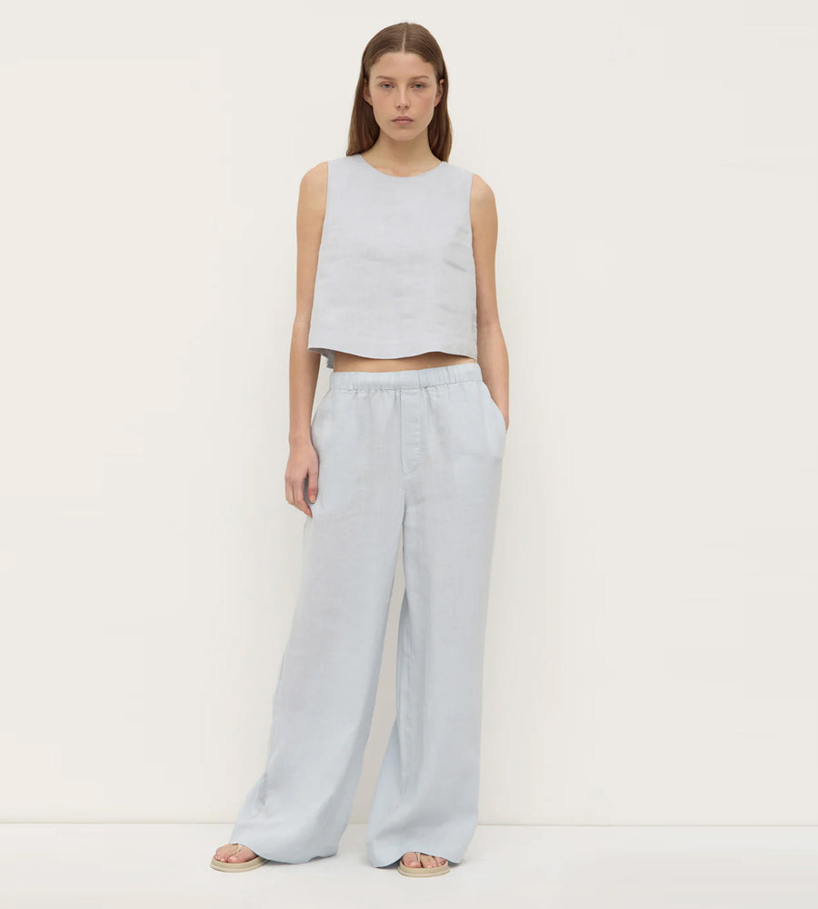 Assembly Label | Estelle Linen Top | Cloud