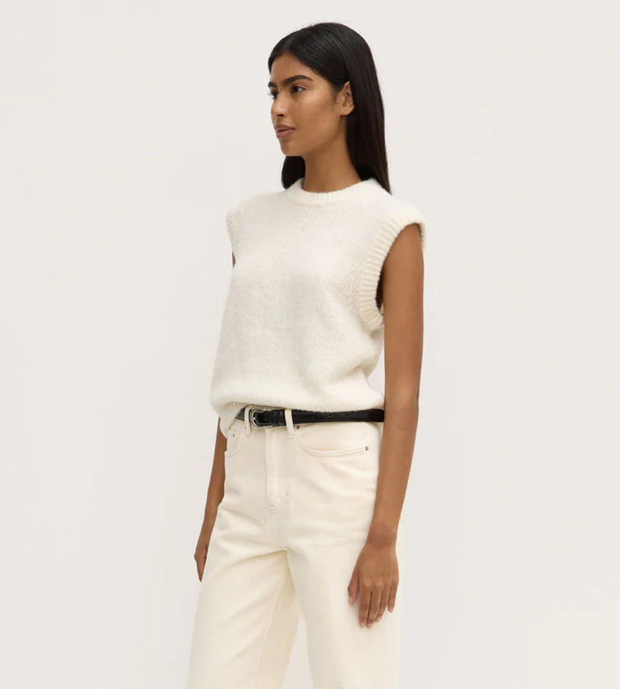 Assembly Label | Everly Knit Vest | Cream