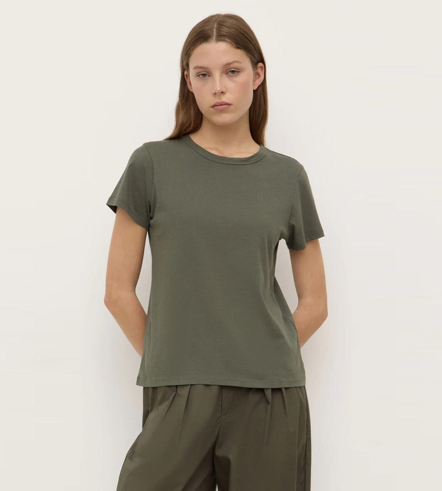 Assembly Label | Indi Short Sleeve Tee | Moss