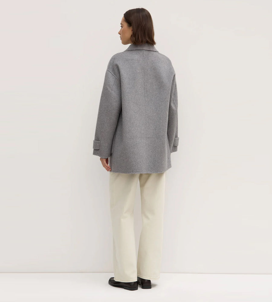 Assembly Label | Pierra Wool Coat | Grey Marle