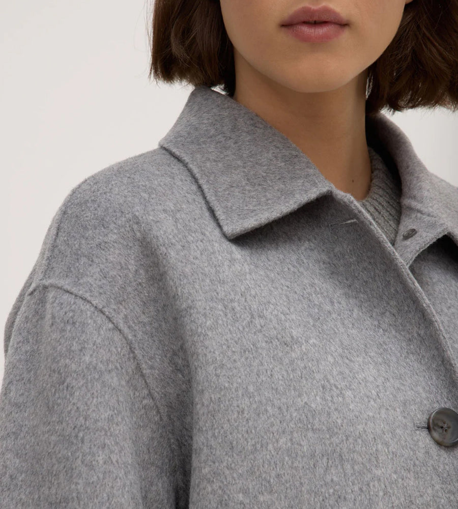 Assembly Label | Pierra Wool Coat | Grey Marle