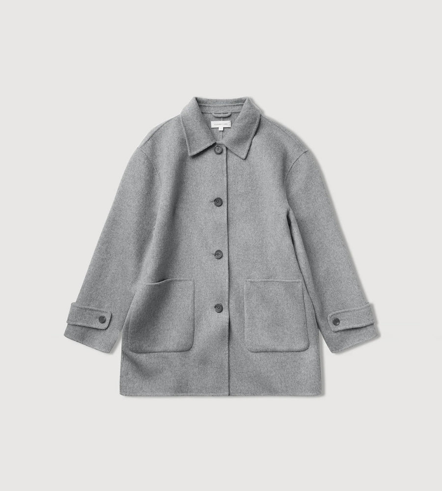 Assembly Label | Pierra Wool Coat | Grey Marle