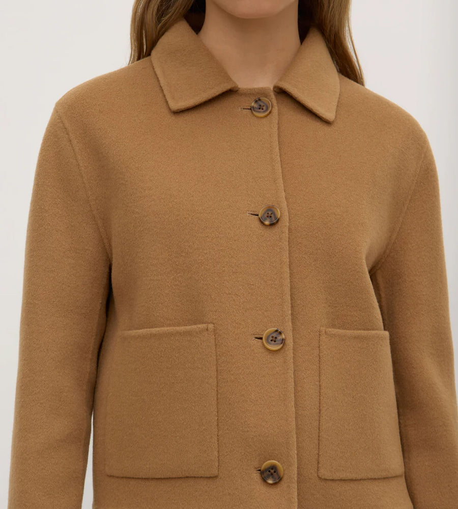 Assembly Label | Tasmin Wool Jacket | Camel