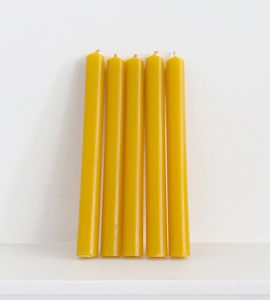 Beeswax Household Taper Candle 240mm x 22mm