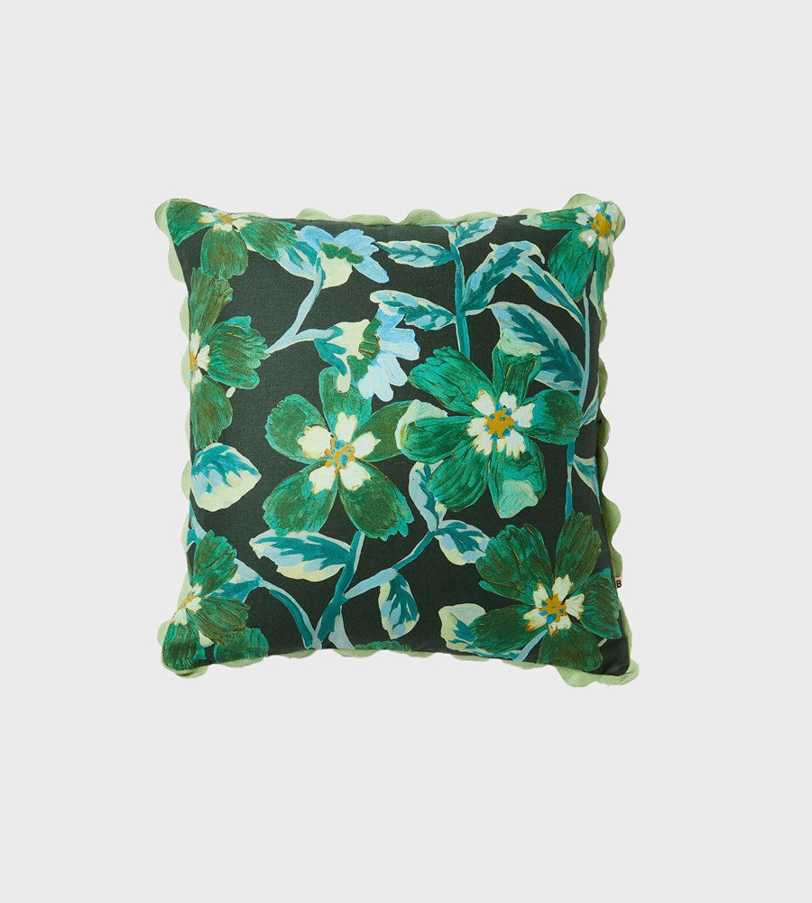 Bonnie and Neil | Cosmos Green Cushion | 50cm