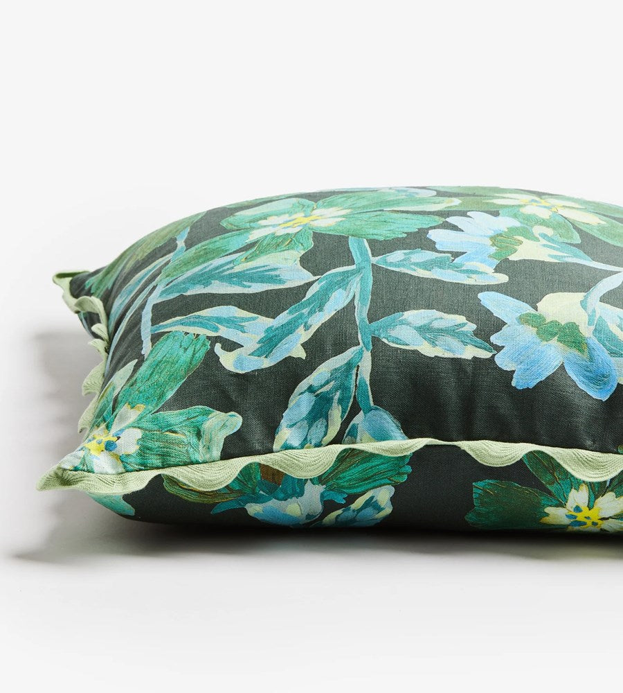 Bonnie and Neil | Cosmos Green Cushion | 50cm