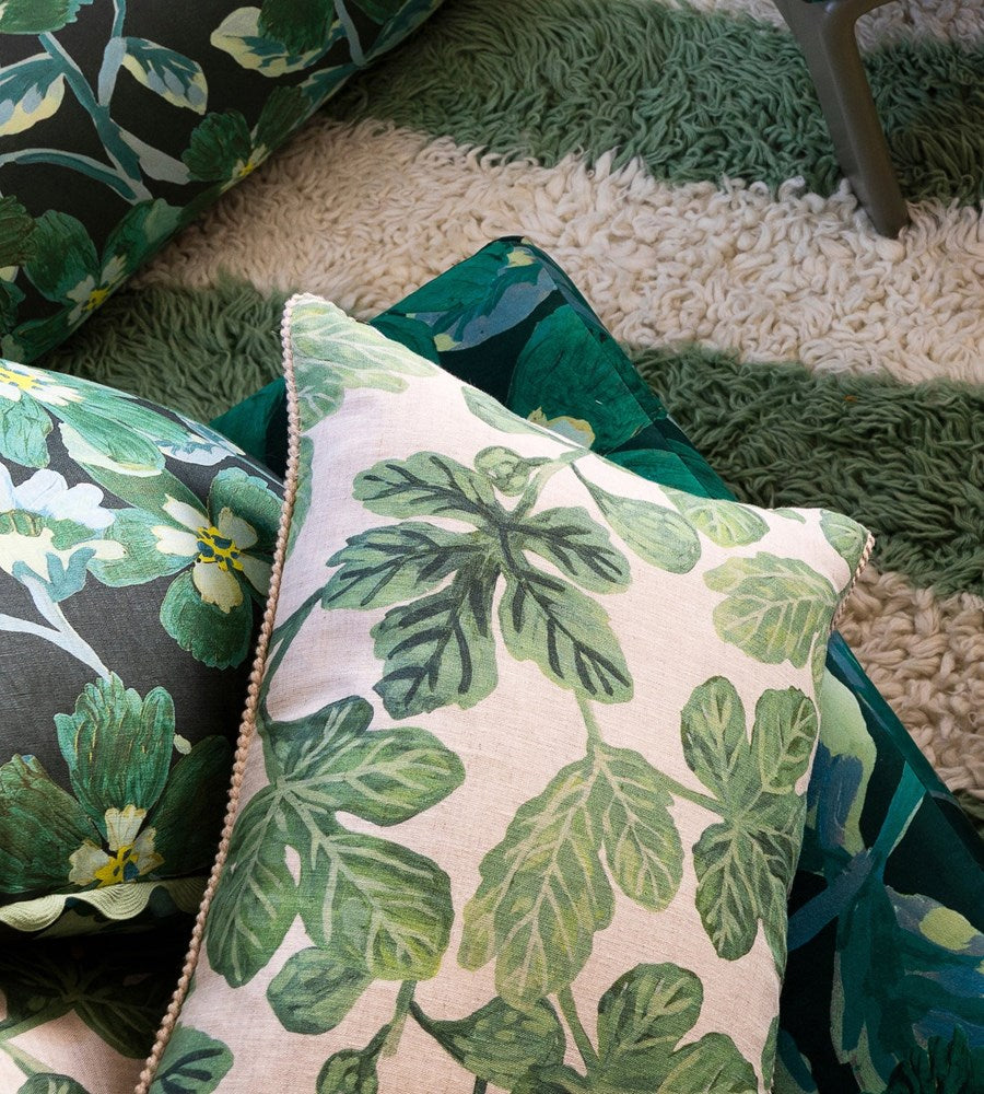 Bonnie and Neil | Cosmos Green Cushion | 50cm