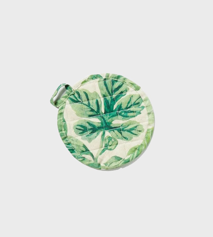 Bonnie and Neil | Fig Green Round Pot Holder