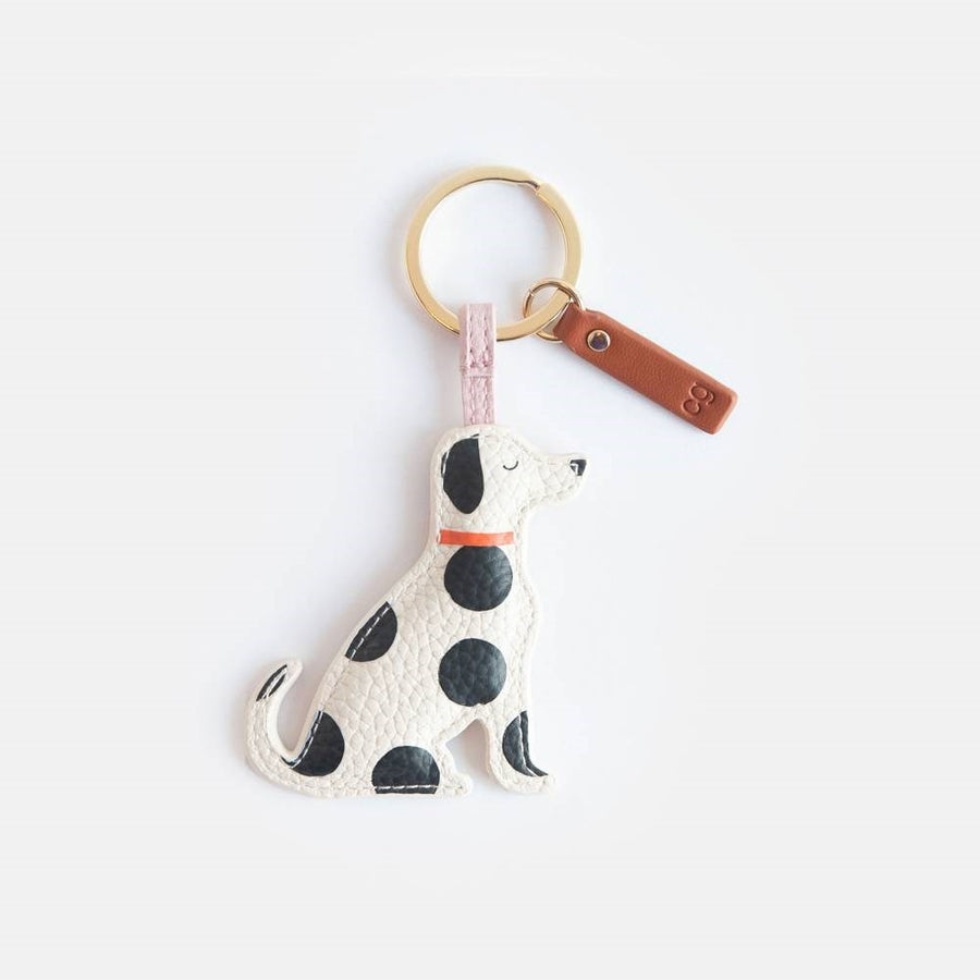 Dot Dog Keyring | Mono Scattered