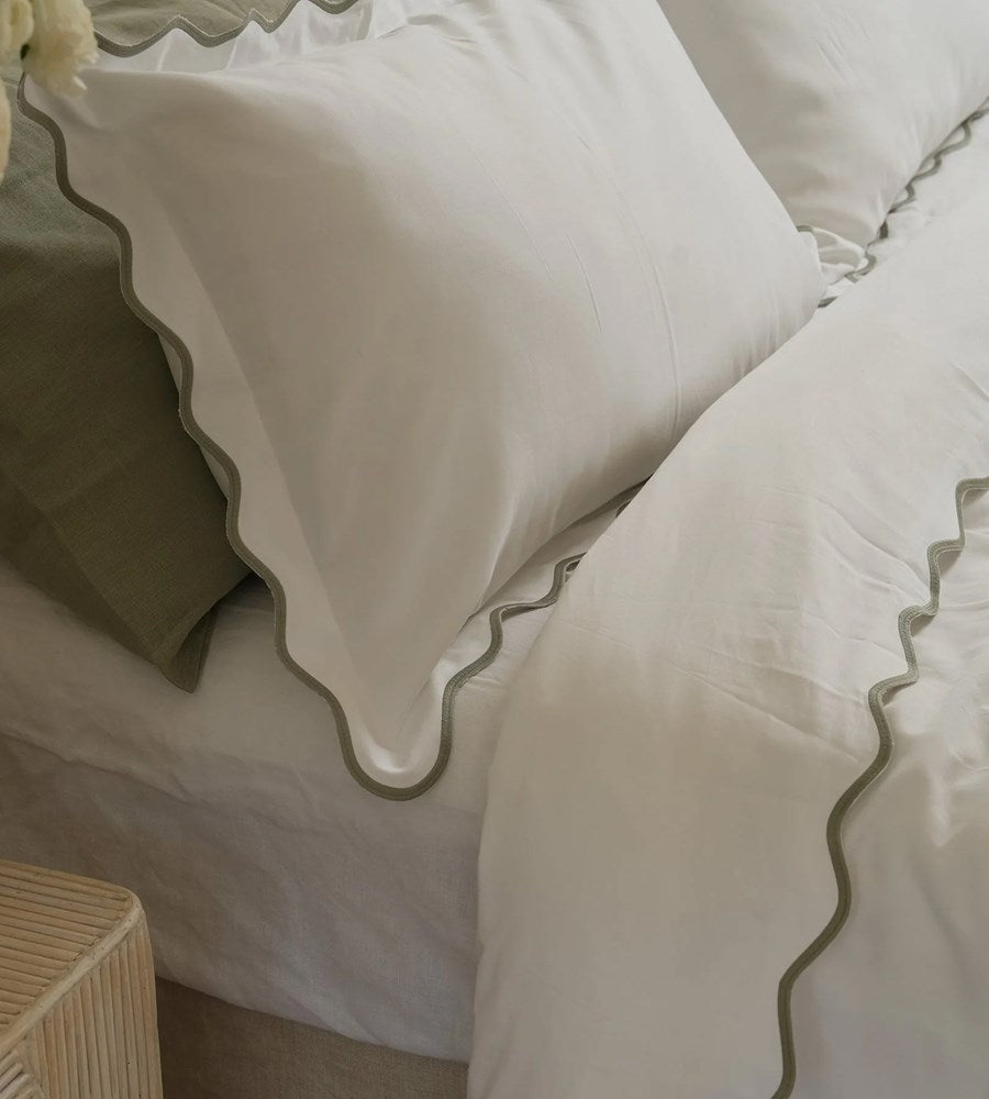 Celine Duvet Set | Sage