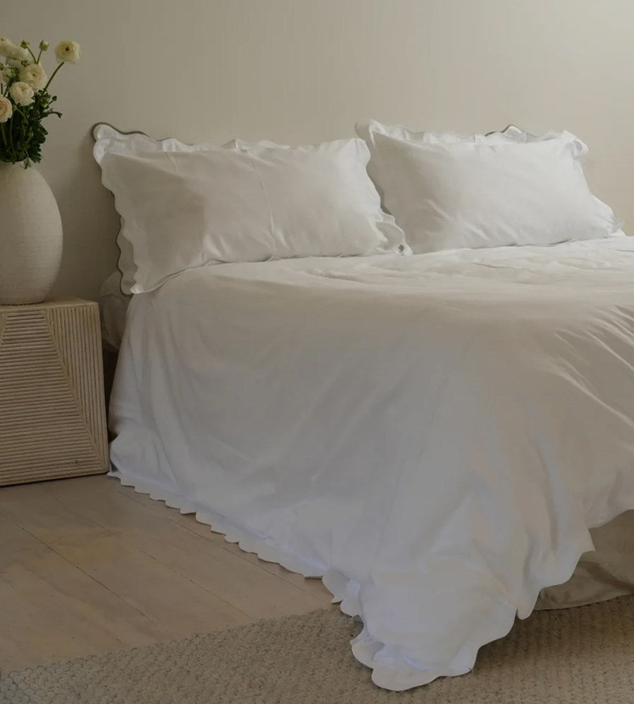 Celine Duvet Set | White