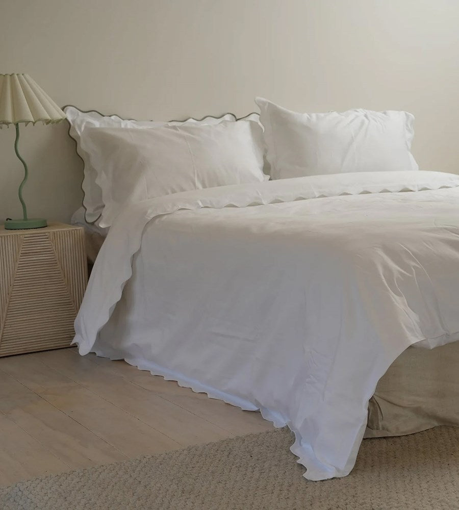 Celine Duvet Set | White